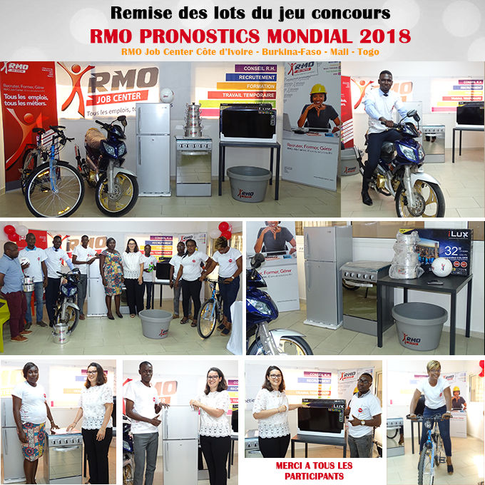 Remise de Lots du Jeu Concours International RMO Pronos...