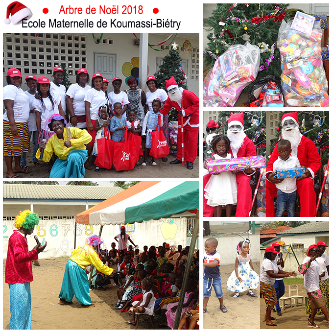 ARBRE DE NO�L de l'�cole Maternelle de Koumassi-Bi�try