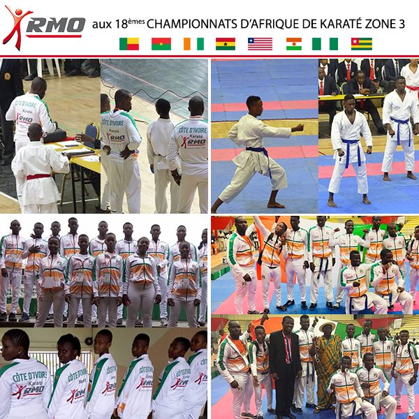 RMO aux 18 �mes CHAMPIONNATS D'AFRIQUE DE KARAT� ZONE 3